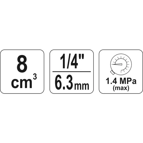 YATO Filter vzduchu 1/4
