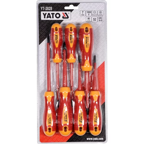 Sada skrutkovačov 7 ks izolované 1kV /YATO/ - obr. 1
