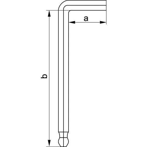 YATO Imbusový kľúč 10.0 mm 6 ks (YATO náradie) - obr. 1