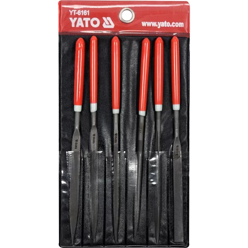 YATO Sada pilníkov ihlových 4 x 160 mm 6 ks (YATO náradie) - obr. 1