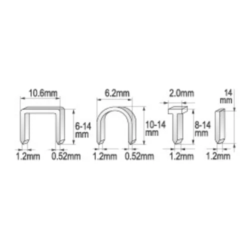 Zošívačka čalúnicka 4-funkčná (6-14mm) /YATO/ - obr. 2
