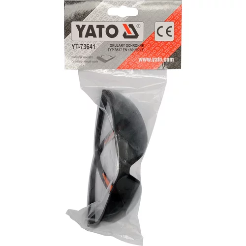 Okuliare ochranné tmavé typ B517 /YATO/ - obr. 1