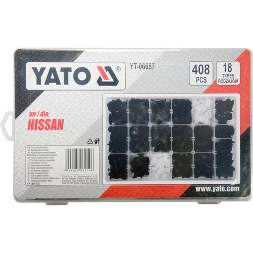 SET NISSAN CAPKA NA AUTO 408 KS. /YATO/ - obr. 1