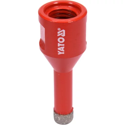 DIAMANTOVÝ VRTÁK POBERCE 10MM PRE SUCHÉ VŔTANIE S UHLOVOU BRÚSKOU /YATO/ - obr. 1