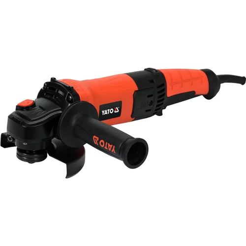 UHLOVÁ BRÚSKA 1400W 125MM SO ZADNOU RUKOU A NASTAVENÍM RÝCHLOSTI 3000-12000 RPM