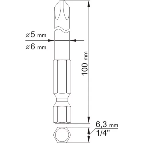 YATO Sada bitov 1/4