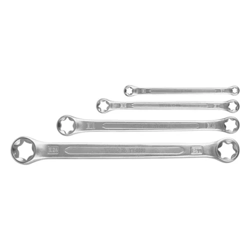 YATO Sada kľúčov očkových 4ks TORX E6xE24
