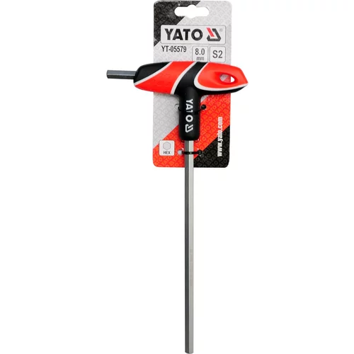 YATO Imbusový Kľúč s T- rukoväťou 8,0mm (YATO náradie) - obr. 1