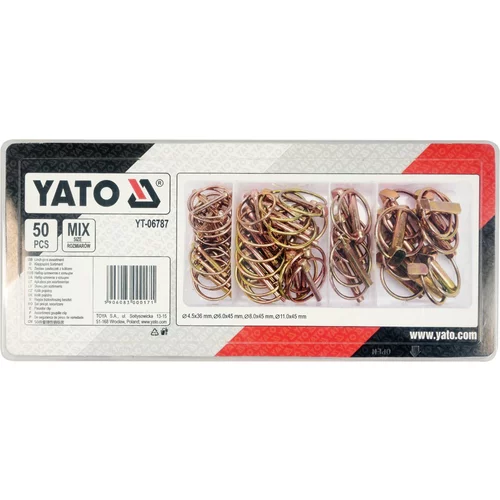 YATO Sada poistných kolíkov 50 ks (YATO náradie) - obr. 1