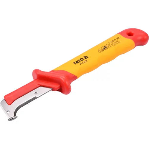 YATO Elektrikársky izolovaný nôž 38 x 155 mm VDE s vodítkom (YATO náradie) - obr. 2