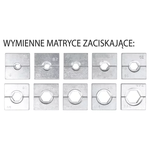 YATO Hydraulické kliešte, meď 16-240 mm² hliník 16-185mm² (YATO náradie) - obr. 1