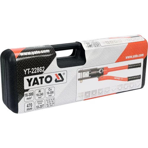 YATO Hydraulické kliešte, meď 16-300mm² hliník 16-240mm² (YATO náradie) - obr. 2