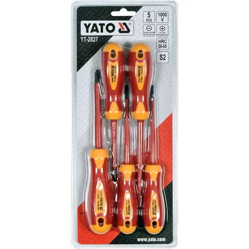 YATO Sada skrutkovačov 5 ks izolované 1kV (YATO náradie) - obr. 1