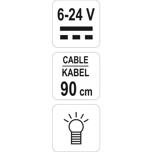 YATO Skúšačka napätia 6-24V kábel 90cm (YATO náradie) - obr. 3