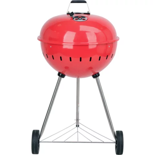 KRUHOVÝ GRIL NA UHLIE 54CM ČERVENÝ /YATO/ - obr. 2