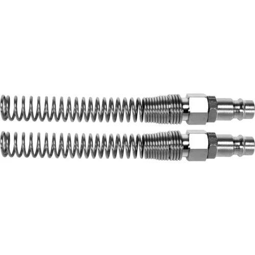 RÝCHLOSPOJKA M S PRUŽINOU NA HADICE 6X10MM 2 KS