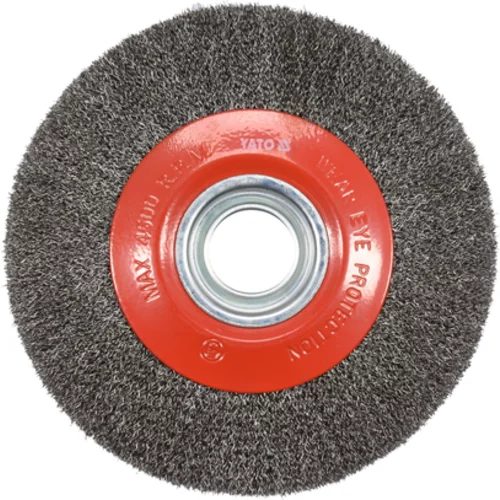 KOTÚČOVÁ KEFA 200MM ⌀32MM INOX PRE STOLOVÚ BRÚSKU
