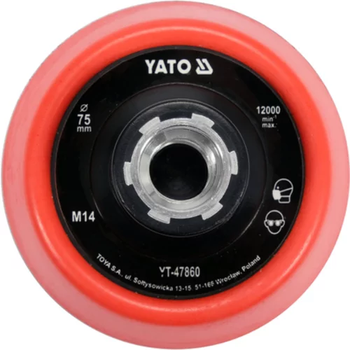 MONTÁŽNY DRŽÁK 75MM SO VELCRO, M14 /YATO/ - obr. 1