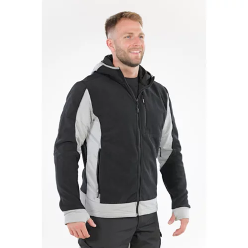 SARNA FLEECE S KAPUCNOU ČIERNA VEĽ. XL /YATO/ - obr. 1
