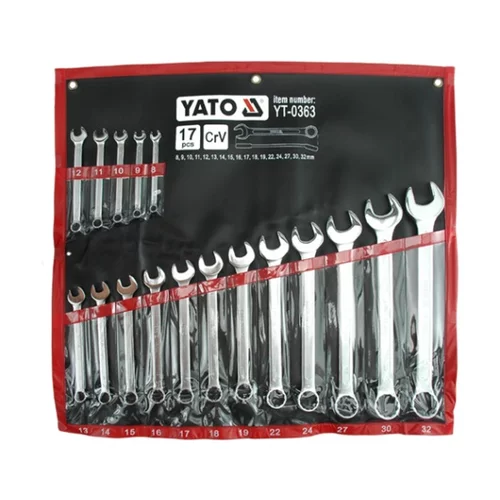 YATO Sada kľúčov očkoplochých 17ks 8-32 mm