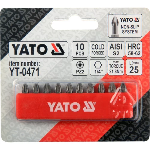 YATO Bit krížový 1/4