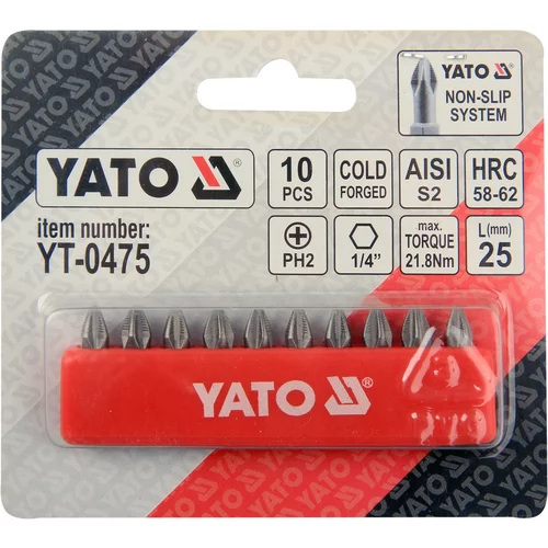 YATO Bit krížový 1/4