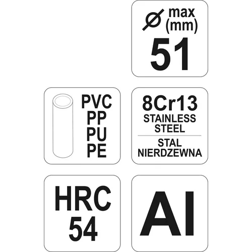YATO Rezač trubiek 51 mm PVC (YATO náradie) - obr. 4