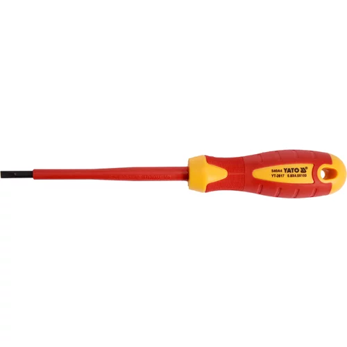 YATO Skrutkovač plochý 4 x 100 mm izolovaný 1kV