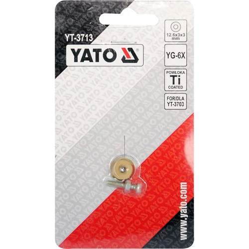 YATO Náhradné koleso do rezačky 12,6 x 3 x 3 mm (YATO náradie) - obr. 1