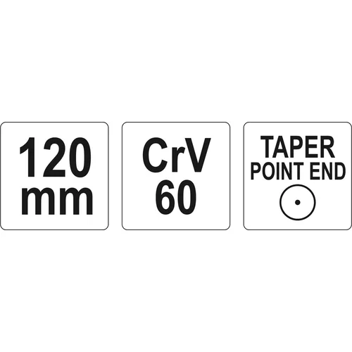 YATO Jamkár stred 120 mm (YATO náradie) - obr. 2