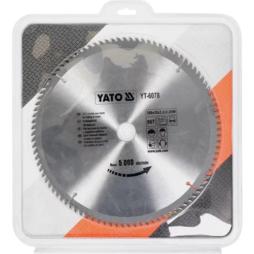 YATO Kotúč na drevo 300 x 30 mm 96z (YATO náradie) - obr. 1