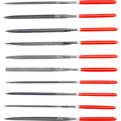 YATO Sada pilníkov ihlových 3 x 140 mm 10 ks