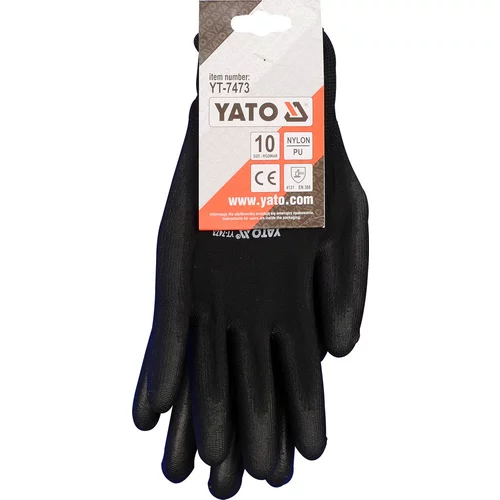 YATO Pracovné rukavice pogumované veľ.10 nylón /PU (YATO náradie) - obr. 3
