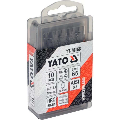 YATO Bit obojstranný 1/4