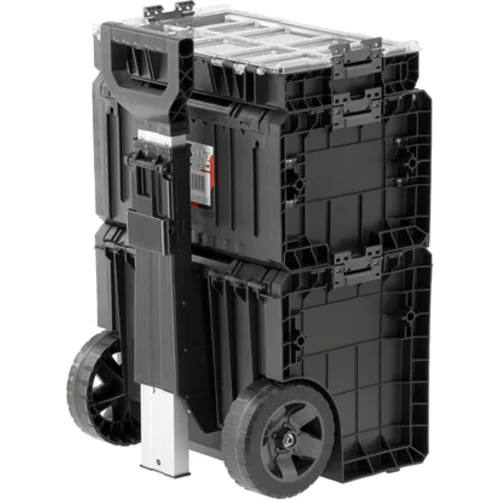 SADA NA KOLESÁCH 3 KS KRABICE NA NÁRADIE, SYSTÉM, MODULAR 35BT2P10P S12 /YATO/ - obr. 3
