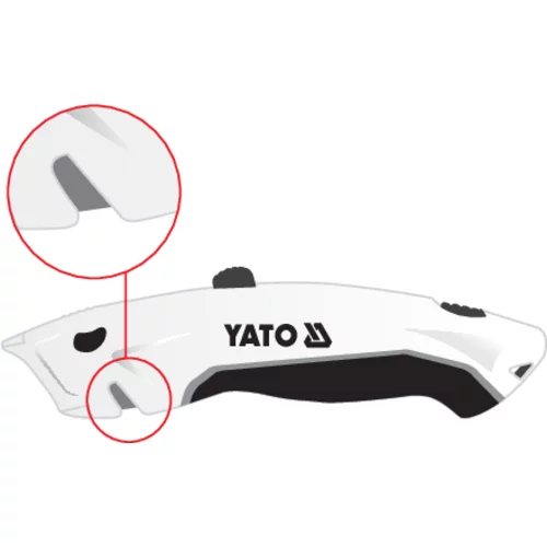 NÔŽ S VYSÚČITEĽNOU TRAPÉZOVOU ČEPELOU /YATO/ - obr. 2