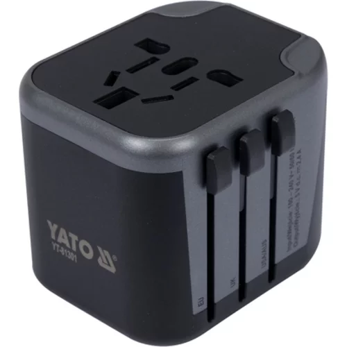 UNIVERZÁLNY CESTOVNÝ ADAPTÉR PRE VYŠE 150 KRAJÍN S 2 X USB NABÍJAČKOU 5V/2,4A