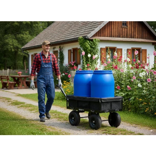 XL ZÁHRADNÝ VOZÍK 450KG S KRYTOM /YATO/ - obr. 18