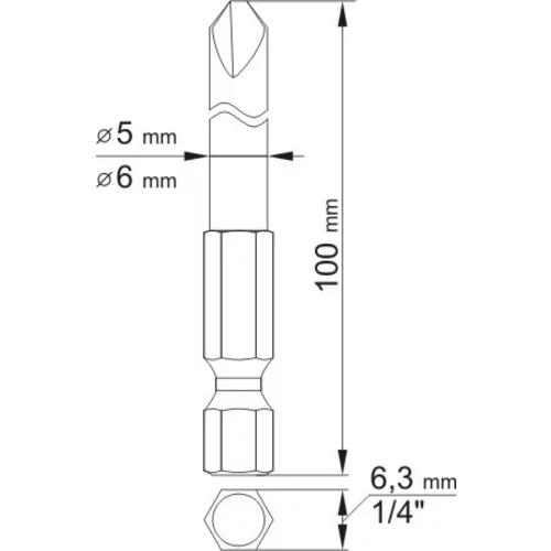 YATO Sada bitov 1/4