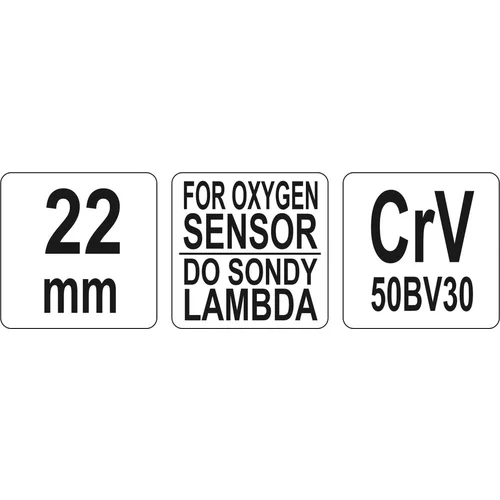YATO Kľúč nástrčný na lambda sondu (YATO náradie) - obr. 2