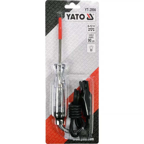 YATO Skúšačka napätia 6-12V kábel 90cm (YATO náradie) - obr. 3
