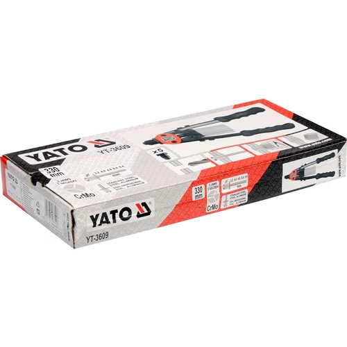 YATO Pákové nitovacie kliešte 3,2 - 6,4 mm, dĺžka 330 mm (YATO náradie) - obr. 1