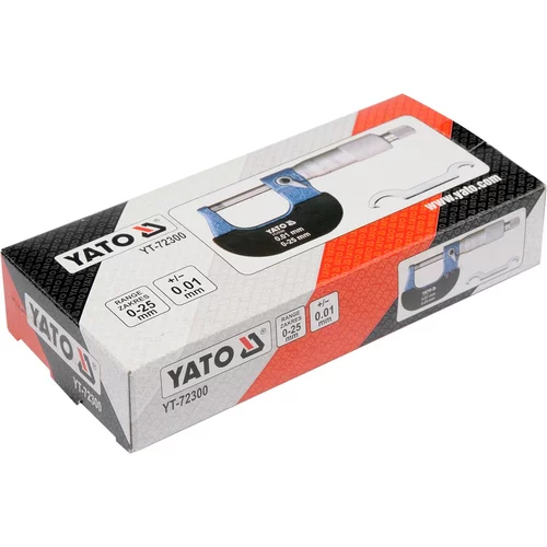 Mikrometer 0-25mm /YATO/ - obr. 3