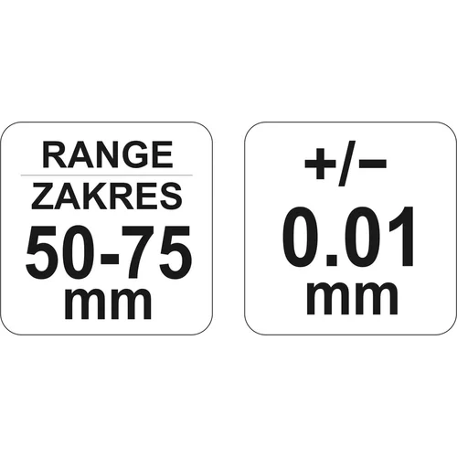 Mikrometer 50-75mm /YATO/ - obr. 5