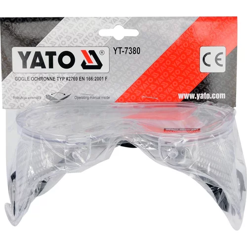 YATO Okuliare ochranné uzatvorené typ 2769 (YATO náradie) - obr. 1