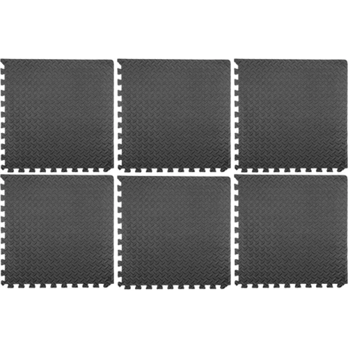 SÚPRAVA OCHRANNEJ PODLOŽKY DO DIELNE/FITNESS. OBSAHUJE 6 KS 60X60CM HRÚBKA 12MM