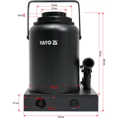HYDRAULICKÝ STĹPOVÝ ZDVIHÁK 50T /YATO/ - obr. 3