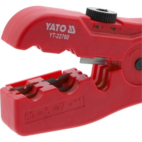 IZOLAČNÝ STRIPPER STP, UTP, RG59, RG6, RG7, RG11 /YATO/ - obr. 4
