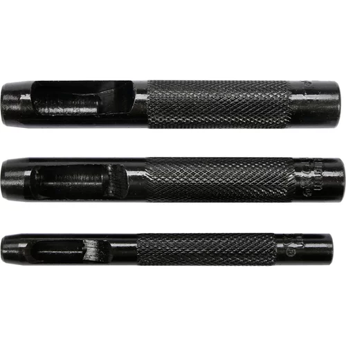 SADA RÚRKOVÝCH KRÚTOV NA GUMU, KARTÓN, TEXTIL, 3 KS, VEĽKOSTI: 6, 8, 10 MM