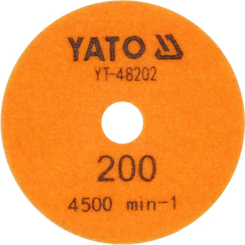 DIAMANTOVÝ KOTÚČ NA BRÚSENIE KERAMIKY 100MM GR.200 /YATO/ - obr. 1